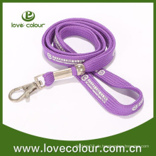 Polyester benutzerdefinierte Rohr Lanyards mit Druck-Logo